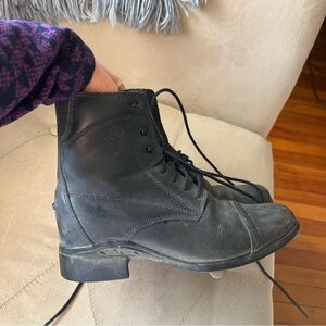 Ariat Women’s Black Leather Lace Up Boots